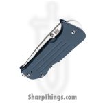 1881 Knife Works - MMS010 - Broadway - Folding Knife - S45VN Tumbled Tanto - G10 - Denim Blue - Image 4