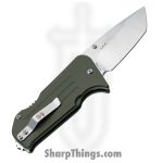 1881 Knife Works - MMS014 - Lombard - Folding Knife - S45VN Tumbled Tanto - G10 - OD Green - Image 2