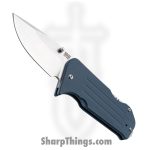 1881 Knife Works - MMS017 - Lombard - Folding Knife - S45VN Tumbled Drop Point - G10 - Denim Blue