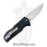 1881 Knife Works - MMS019 - Bourbon - Folding Knife - S45VN Tumbled Drop Point  - G10 - Black - Image 2