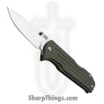 1881 Knife Works - MMS021 - Bourbon - Folding Knife - S45VN Tumbled Drop Point - G10 - OD Green