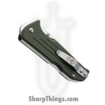 1881 Knife Works - MMS021 - Bourbon - Folding Knife - S45VN Tumbled Drop Point - G10 - OD Green - Image 5