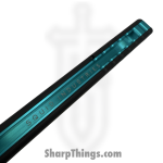 Squid Industries - NABGTE - Nautilus V2 - Balisong - 410 SS Satin Trainer - 7075-T6511 Aluminum - Black|Teal - Image 3