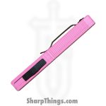 Atomic Knives - DT01SPD-TNBK - UltraLite ATOMIC - OTF Auto - D2 Coated Tanto - Aluminum - Pk Donut - Image 8