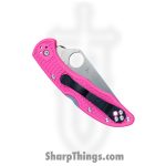 Spyderco - SC11FPPNS30V - Delica 4 Lightweight - Folding Knife - CPM S30V Satin Drop Point - FRN - Pink - Image 4