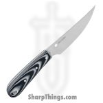 Spyderco - SCFB46GP - Bow River - Fixed Blade Knife - 8Cr13MoV Satin Trailing Point - G10 - Black Gray - Image 2