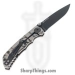 Spartan Blades - SF5KILR - Harsey Custom - Folding Knife - CPM MagnaCut Coated Spear Point - Titanium - Kilroy - Image 2