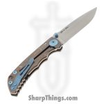 Spartan Blades - SF5KTUT - Harsey Custom - Folding Knife - CPM MagnaCut Stonewash Drop Point - "King Tuts Coffin" Titanium - King Tut - Image 2
