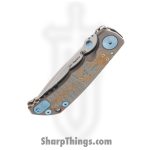 Spartan Blades - SF5KTUT - Harsey Custom - Folding Knife - CPM MagnaCut Stonewash Drop Point - "King Tuts Coffin" Titanium - King Tut - Image 4