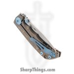 Spartan Blades - SF5KTUT - Harsey Custom - Folding Knife - CPM MagnaCut Stonewash Drop Point - "King Tuts Coffin" Titanium - King Tut - Image 5