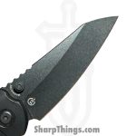 Millit Knives - STEOVBKRDCF - Sharp Things Exclusive Overland Zirblast - Folding Knife - Magnacut Coated Sheepsfoot - Marble Carbon Fiber - Red Black - Image 12