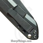 Millit Knives - STEOVBKRDCF - Sharp Things Exclusive Overland Zirblast - Folding Knife - Magnacut Coated Sheepsfoot - Marble Carbon Fiber - Red Black - Image 9