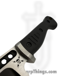 United Cutlery - UC3016 - M48 Sabotage Fighter - Fixed Blade Knife - Two Tone Stainless Tanto - Rubber - Black - Image 3