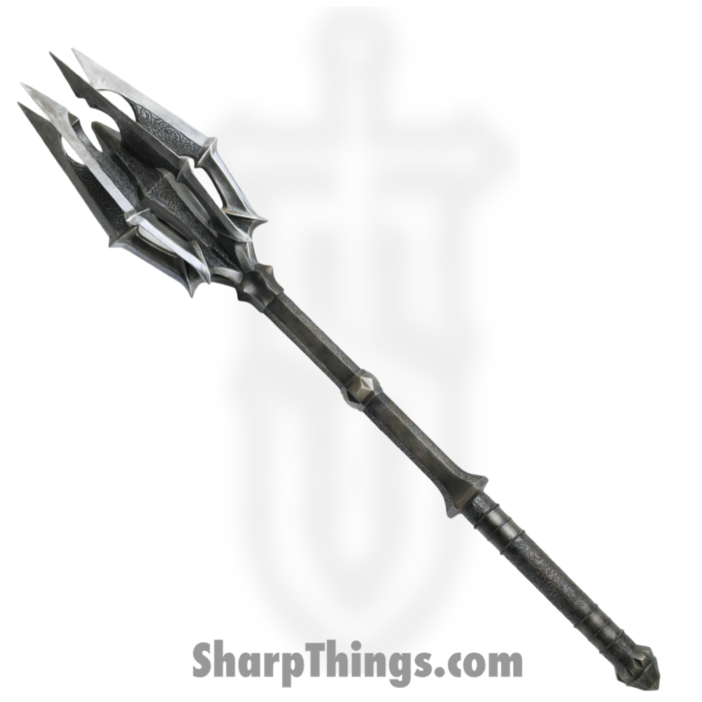 UC3520_1.png United Cutlery - UC3520 - The Lord of the Rings Mace of Sauron and Red Eye - Reinforced Fiberglass Resin - Blackened Iron - Image 1