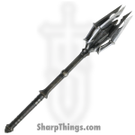 United Cutlery - UC3520 - The Lord of the Rings Mace of Sauron and Red Eye - Reinforced Fiberglass Resin - Blackened Iron - Image 4