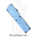 Atomic Knives - DT01SWC-DESA - UltraLite ATOMIC - OTF Auto - D2 Satin Dagger - Aluminum - White Camo - Image 3