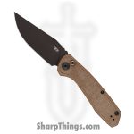 Zero Tolerance - ZT0512BLK - Auto 0512 - Automatic Knife - CPM CruWear Coated Clip Point - Micarta Titanium - Black