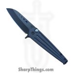 Medford Knife and Tool - MK2104PQ-30PV-TPCP-BP - Nosferatu - Folding Knife - S45VN Coated Sheepsfoot - Titanium - Black
