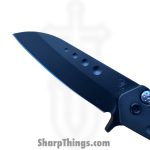 Medford Knife and Tool - MK2104PQ-30PV-TPCP-BP - Nosferatu - Folding Knife - S45VN Coated Sheepsfoot - Titanium - Black - Image 7