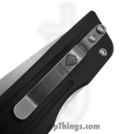 1881 Knife Works - MMS000 - Route66 - Folding Knife - S45VN Tumbled Tanto - G10 - Black - Image 4