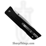 1881 Knife Works - MMS000 - Route66 - Folding Knife - S45VN Tumbled Tanto - G10 - Black - Image 5