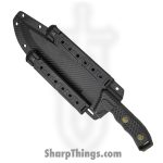 Microtech - 104-1JUCS - Arbiter SS - Fixed Blade Knife - M390 Jungle Camo Recurve Clip Point - G10 - Black - Image 4