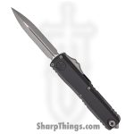 Microtech - 11474-10AP - UTX-70 Gen IV - OTF Auto - M390MK Apocalyptic Dagger - Aluminum - Black