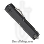 Microtech - 11474-10 - UTX-70 Gen IV - OTF Auto - M390MK Stonewash Dagger - Aluminum - Black - Image 3