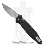 Microtech - 159RL-10 - Socom Delta - Folding Knife - M390MK Stonewash Spear Point - Aluminum - Black