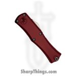 Microtech - 1702M-10MR - Mini Hera II - OTF Auto - M390MK Stonewash Dagger - Aluminum - Merlot - Image 3