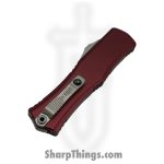 Microtech - 1702M-10MR - Mini Hera II - OTF Auto - M390MK Stonewash Dagger - Aluminum - Merlot - Image 4