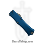 Microtech - 1702M-11BL - Mini Hera II - OTF Auto - M390 Stonewash Dagger P/S - Aluminum - Blue - Image 3