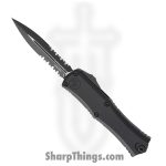 Microtech - 1702M-2T - Mini Hera II Tactical - OTF Auto - M390MK Coated Dagger P/S - Aluminum - Black