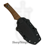 Tactile Knife Co. -  - Osprey - Fixed Blade Knife - CPM MagnaCut Coated Clip Point - Natural Micarta - Tan - Image 4