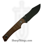 Tactile Knife Co. -  - Osprey - Fixed Blade Knife - CPM MagnaCut Coated Clip Point - Natural Micarta - Tan - Image 6