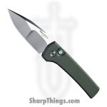 ProTech - 26.Scapegoat.Comp.Cust.003 - Custom Scapegoat Compact - Automatic Knife - 154CM Polished Clip Point - Aluminum - Green