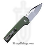 ProTech - 26.Scapegoat.Comp.Cust.003 - Custom Scapegoat Compact - Automatic Knife - 154CM Polished Clip Point - Aluminum - Green - Image 2