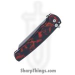ProTech - 5401-DF - Malibu - Folding Knife - CPM MagnaCut Stonewash Reverse Tanto - Aluminum - Del Fuego - Image 3