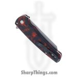 ProTech - 5401-DF - Malibu - Folding Knife - CPM MagnaCut Stonewash Reverse Tanto - Aluminum - Del Fuego - Image 4