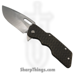 Attention 2 Detail Mercantile - A2DBS26002 - MK1 - Folding Knife - CPM MagnaCut  Drop Point - Double Divot Titanium - Bronze