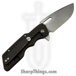 Attention 2 Detail Mercantile - A2DBS26002 - MK1 - Folding Knife - CPM MagnaCut  Drop Point - Double Divot Titanium - Bronze - Image 2