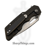 Attention 2 Detail Mercantile - A2DBS26002 - MK1 - Folding Knife - CPM MagnaCut  Drop Point - Double Divot Titanium - Bronze - Image 4