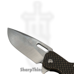Attention 2 Detail Mercantile - A2DBS26002 - MK1 - Folding Knife - CPM MagnaCut  Drop Point - Double Divot Titanium - Bronze - Image 6
