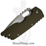 Attention 2 Detail Mercantile - A2DBS26003 - MK2 - Folding Knife - CPM MagnaCut  Batwing - Double Divot G10 Ti - OD Green - Image 3