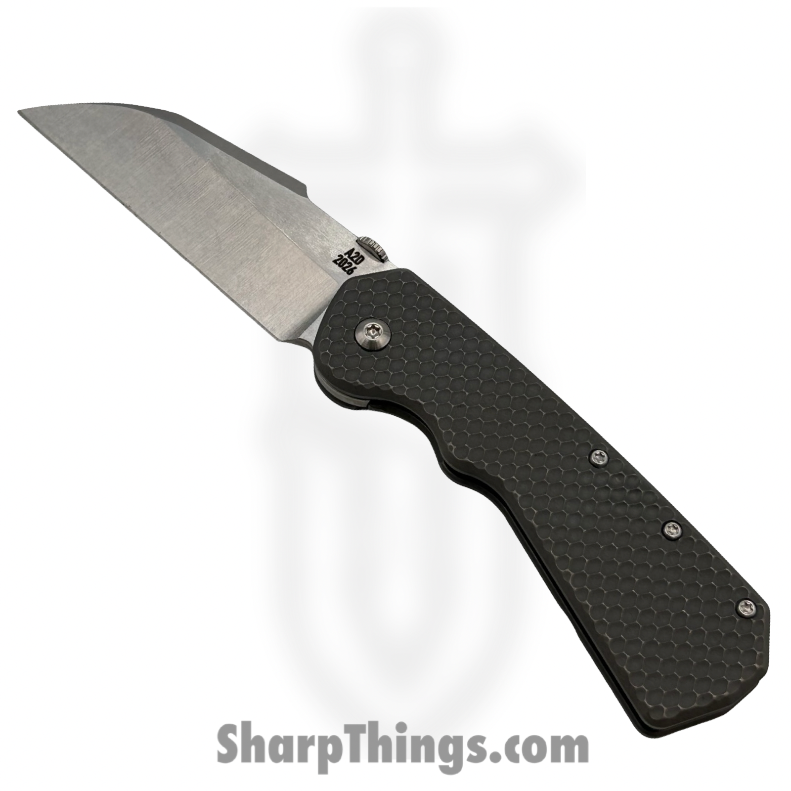 A2DBS26006_1.png Attention 2 Detail Mercantile - A2DBS26006 - Delta - Folding Knife - CPM MagnaCut Sheepsfoot - Titanium - Bronze - Image 1