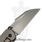 Attention 2 Detail Mercantile - A2DBS26007 - Delta - Folding Knife - CPM MagnaCut  Sheepsfoot - Titanium - Grey - Image 6
