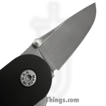 ABW - ABW-M1-SW-BK - Model 1 - Folding Knife - CPM MagnaCut Stonewash Drop Point - 6061-T6 Aluminum - Black - Image 6