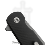 ABW - ABW-M1-SW-BK - Model 1 - Folding Knife - CPM MagnaCut Stonewash Drop Point - 6061-T6 Aluminum - Black - Image 7