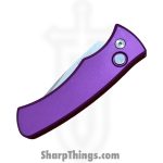 ProTech - BST26.Duke.1 - Duke 2 - Automatic Knife - CPM MagnaCut Satin Drop Point - 6061 Aluminum - Purple - Image 7