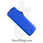 TacKnives - BZ011965-BL - Zipper - Assisted Open Knife - SK5 HC Satin Razor - Ano Aluminum - Blue - Image 3
